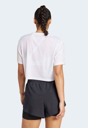 Camiseta adidas Performance Essentials Boxy Blanco