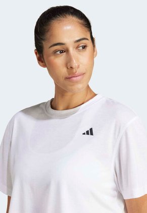 Camiseta adidas Performance Essentials Boxy Blanco