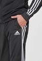 Sudadera Negro-Blanco adidas Performance Primegreen Essentials 3 Rayas de adidas Performance