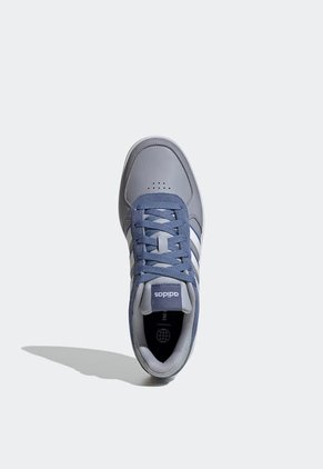 Tenis Lifestyle Gris-Blanco-Azul adidas Performance Courtbeat