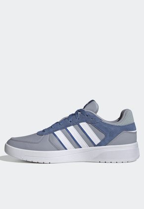Tenis Lifestyle Gris-Blanco-Azul adidas Performance Courtbeat