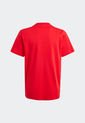 Camiseta Rojo-Plateado adidas Performance Essentials Logo Grande de adidas Performance