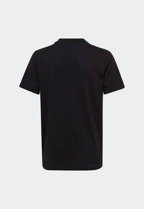 Camiseta Negro-Blanco adidas Performance Essentials Logo Grande