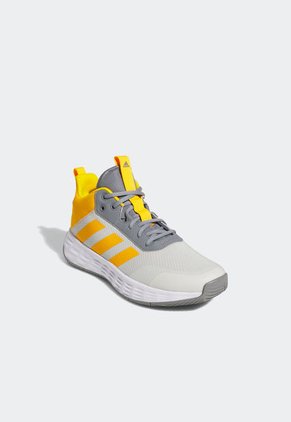 Tenis Basketball Gris-Amarillo-Blanco adidas Performance OwnTheGame