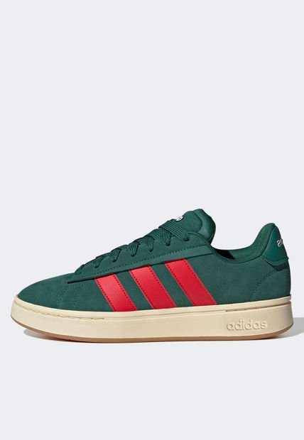Tenis Lifestyle Verde Oscuro-Beige-Rojo adidas Sportswear Grand Court Alpha 00s