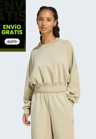 Buzo adidas Sportswear Soft Lux Beige adidas Performance