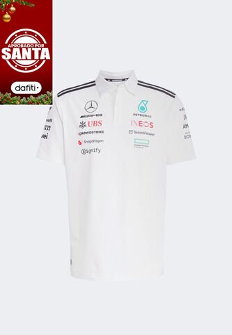 Polo adidas Sportswear Mercedes - AMG Petronas F1 Team Blanco adidas Performance