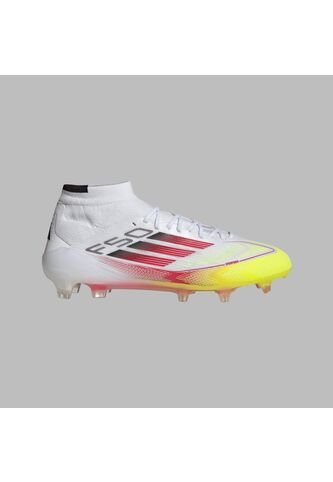 Guayos Adidas Mujer F50 Elite Mid Firm FG-Blanco adidas Performance