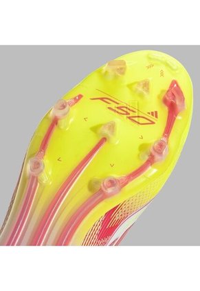 Guayos Adidas Mujer F50 Elite Mid Firm FG-Blanco