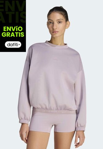 Buzo adidas Performance Essentials Yoga Violeta adidas Performance