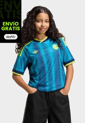 Camiseta adidas Originals Visitante Selección Colombia 26 Azul adidas Performance