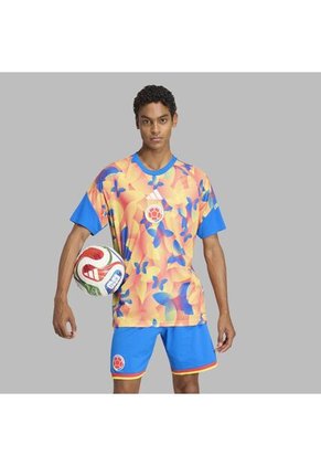Camiseta Adidas Hombre Prepartido Local Selección Colombia 26 - Azul