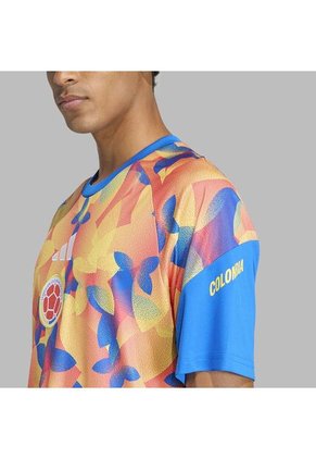 Camiseta Adidas Hombre Prepartido Local Selección Colombia 26 - Azul