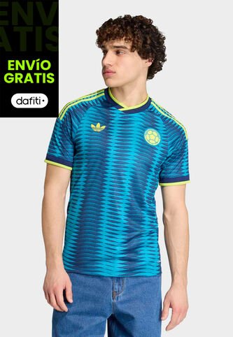 Camiseta Selección Colombia adidas Originals visitante 26 Azul adidas Performance