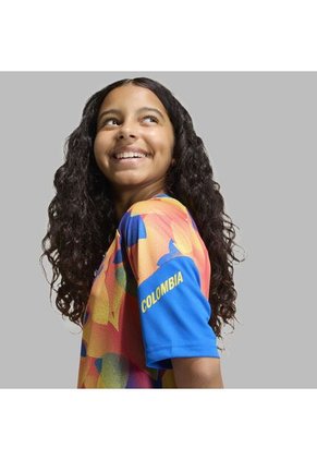 Camiseta Adidas Niños Prepartido Local Selección Colombia 26 - Azul