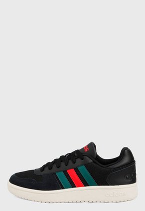 Tenis Basketball Negro-Rojo-Verde adidas Performance Hoops 2.0