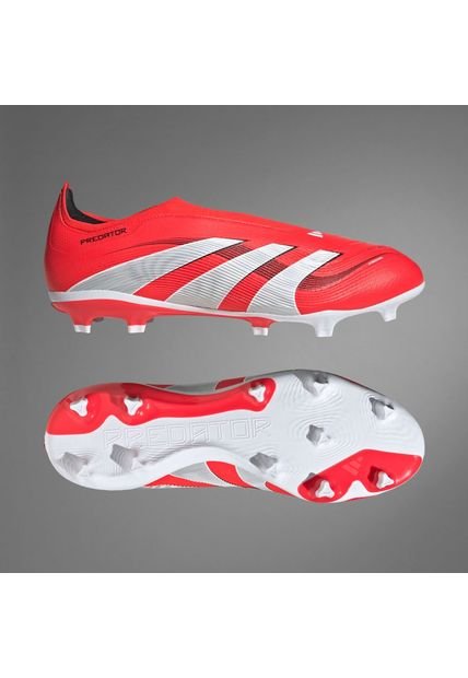 Adidas Performance Guayos Adidas Hombre Predator League Laceless Firm/Multi-Ground Cleats-Rojo-Blanco Guayos Adidas Hombre Predator League Laceless Firm/Multi-Ground Cleats-Rojo-Blanco