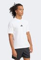 Camiseta Blanco-Negro adidas Sportswear Essentials de adidas Performance