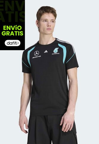 Camiseta adidas Sportswear Mecánico de la escudería de fórmula 1 Mercedes - AMG Petronas Negro adidas Performance