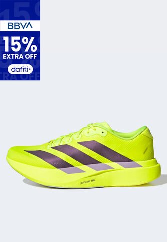 Tenis adidas Performance Adizero Evo SL Woven Amarillo Neón adidas Performance