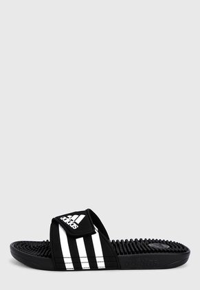 Playera Negro-Blanco adidas Performance Chanclas Adissage