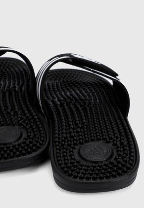 Playera Negro-Blanco adidas Performance Chanclas Adissage