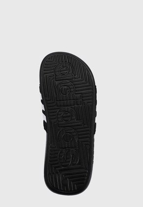 Playera Negro-Blanco adidas Performance Chanclas Adissage