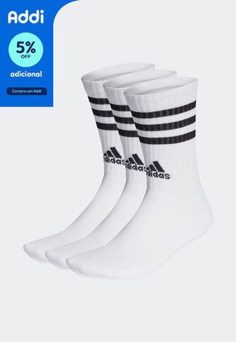 Medias x3 adidas Performance Cushioned 3 Rayas Blanco adidas Performance