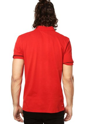 Camiseta Polo Roja adidas Performance Tiro17 Co Polo