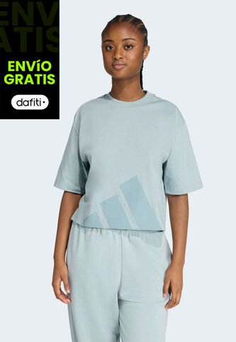 Camiseta adidas Sportswear Essentials Boyfriend Verde adidas Performance