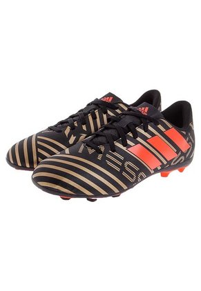 Guayo Negro-Dorado-Naranja adidas Performance Nemeziz Messi 17.4 FxG J