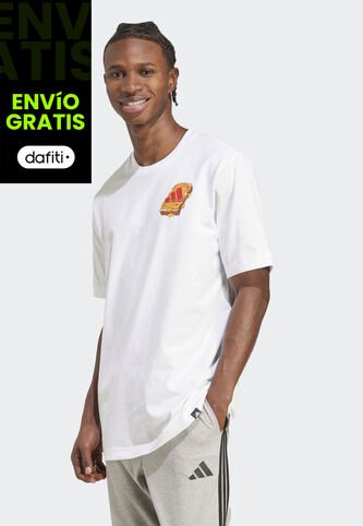 Camiseta adidas Sportswear Graphic Food  Blanco adidas Performance