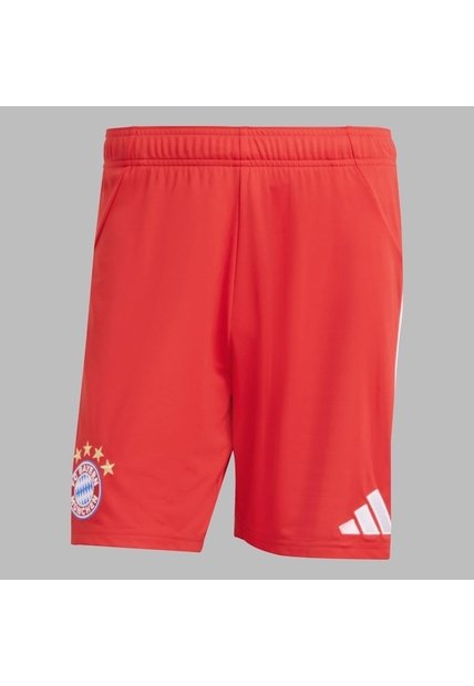 Pantaloneta Adidas Performance Hombre 1ra Equipación FC Bayern 25 - Rojo - Fútbol | Uso Casual Y Entrenamiento
