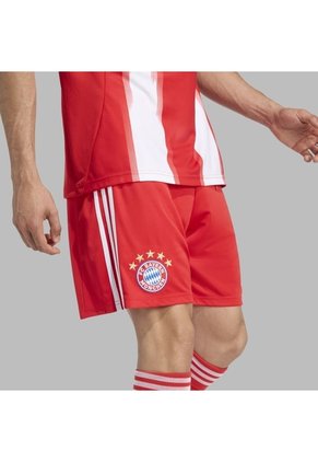 Pantaloneta Adidas Performance Hombre 1ra Equipación FC Bayern 25 - Rojo - Fútbol | Uso Casual Y Entrenamiento