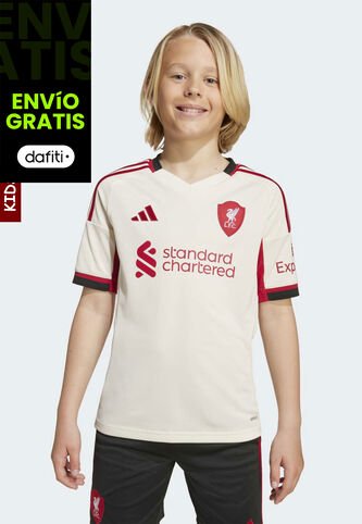 Camiseta Liverpool FC Visitante 25/26 adidas Performance Marfil adidas Performance