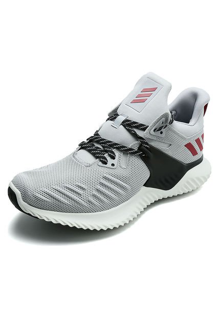 Tenis Training Gris-Blanco-Negro adidas Performance Alpha Bounce Beyond 2m