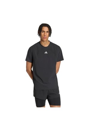 Camiseta Running Negro Adidas Adi365 Aspyre