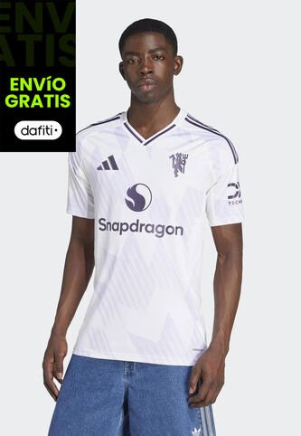 Camiseta Manchester United FC Visitante 25/26 adidas Performance Blanco adidas Performance