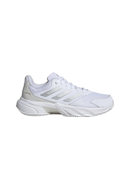 Tenis Tenis Blanco Adidas Courtjam Control 3 Arcilla Mujer
