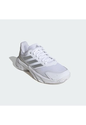 Tenis Tenis Blanco Adidas Courtjam Control 3 Arcilla Mujer