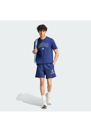 Camiseta Estampada Entrenamiento Azul Adidas Collegiate Lineage