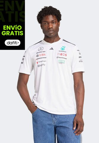 Camiseta adidas Performance Mercedes - AMG Petronas F1 Team Piloto Blanco adidas Performance