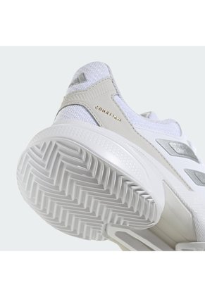 Tenis Tenis Blanco Adidas Courtjam Control 3 Arcilla Mujer