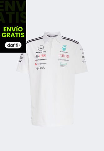 Polo adidas Sportswear Mercedes - AMG Petronas F1 Team Blanco adidas Performance