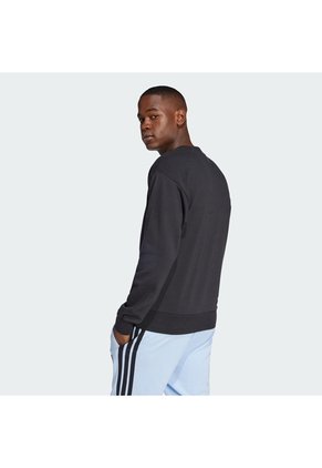 Buzo Negro Adidas Essentials French Terry