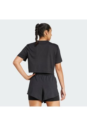 Camiseta Entrenamiento Negro Adidas Train Essentials Boxy Mujer