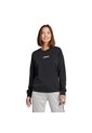 Buzo Negro Adidas Essentials Linear French Terry Mujer de adidas Performance