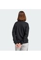 Buzo Negro Adidas Essentials Linear French Terry Mujer de adidas Performance