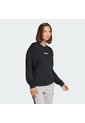 Buzo Negro Adidas Essentials Linear French Terry Mujer de adidas Performance