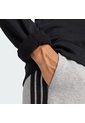 Buzo Negro Adidas Essentials Linear French Terry Mujer de adidas Performance